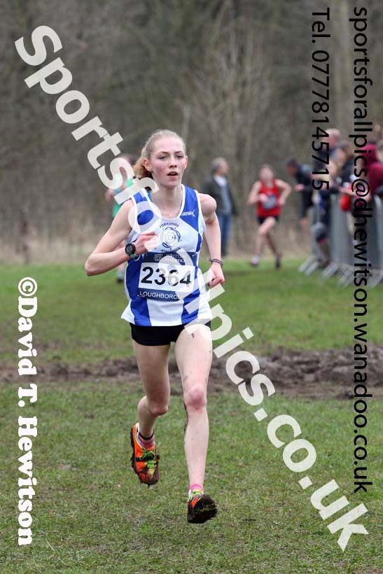 Womens under-17s Inter Counties Cross Country, Prestwold Hall, Loughborough. Photo: David T. Hewitson/Sports for All Pics